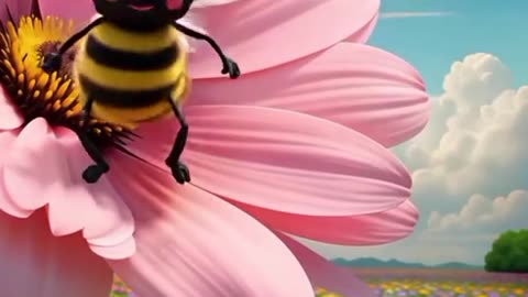 El Baile Feliz de la Abejita en la Flor