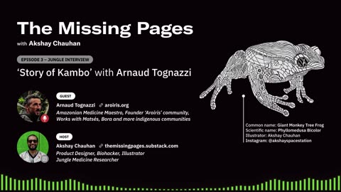 Episode 3 - Story of Kambo, Amazonian sacred frog medicine