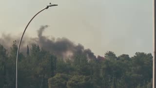 Greece deploys helicopters to battle wildfire near Athens
