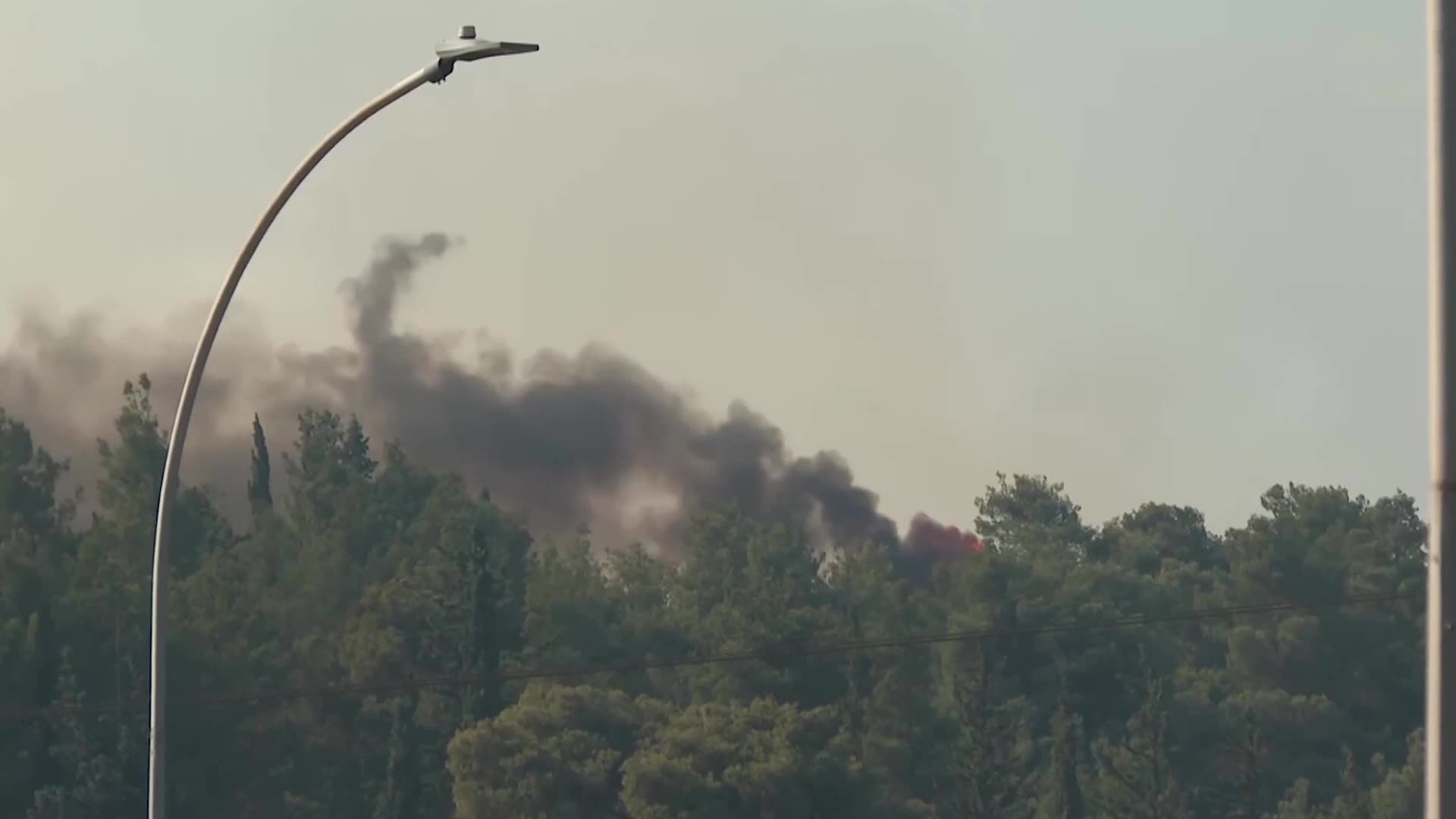 Greece deploys helicopters to battle wildfire near Athens