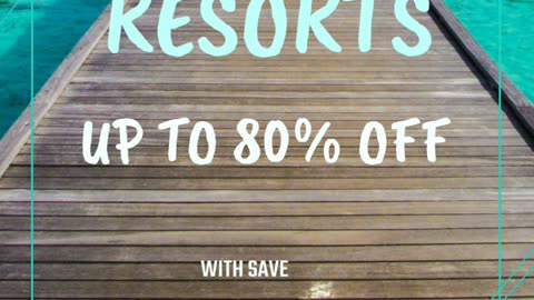 💞 Most Romantic Resorts Up to 80% Off! 🌴✨