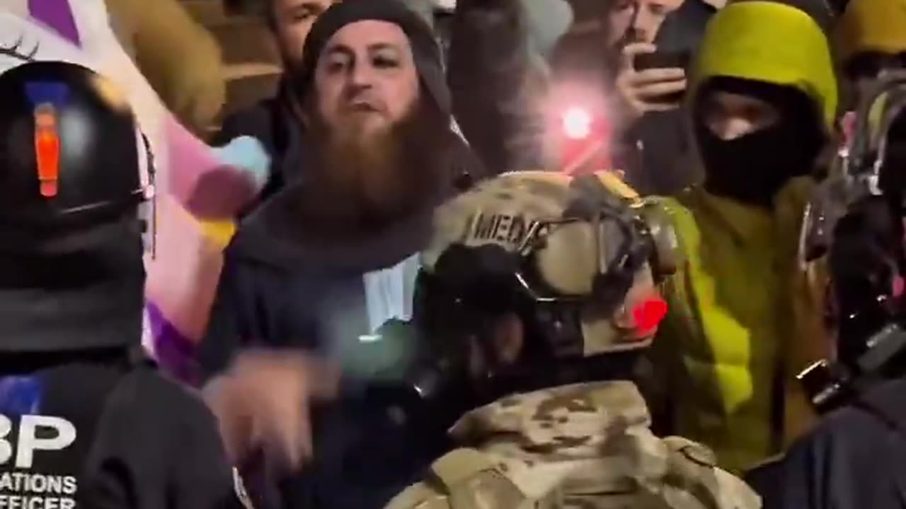 This man who goes by Daddy Walid was screaming “I am Bin Laden and Timothy McVeigh!”