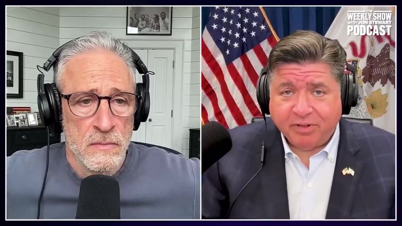 JB Pritzker claims Trump is the one who "defunded police."