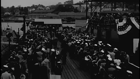 COMMISSIONING CEREMO... - COMMISSIONING CEREMONIES OF USS NAUTILUS (SSN-571) GROTON, C - 428-npc-544
