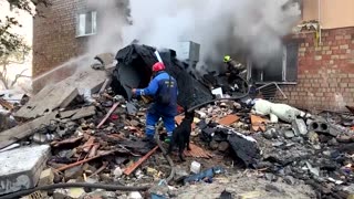 Russian attack on Kyiv kills children and injures dozens, officials say