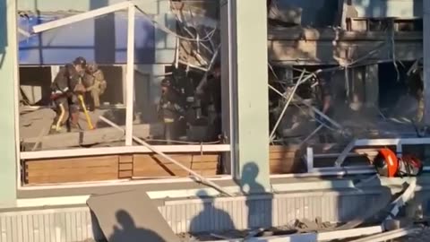 🙏 Bus station in Zaporizhzhia after Russian strike!