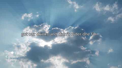AITA for "letting" my sister go thirsty through an entire meal?