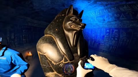 Mysterious structures near the Luxor temple In Egypt
