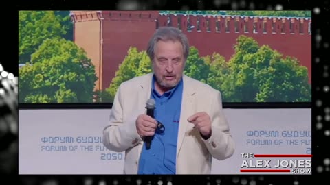EXCLUSIVE: Alex Jones Addresses The Future Forum 2050 In Moscow On The Subject Of Humanity