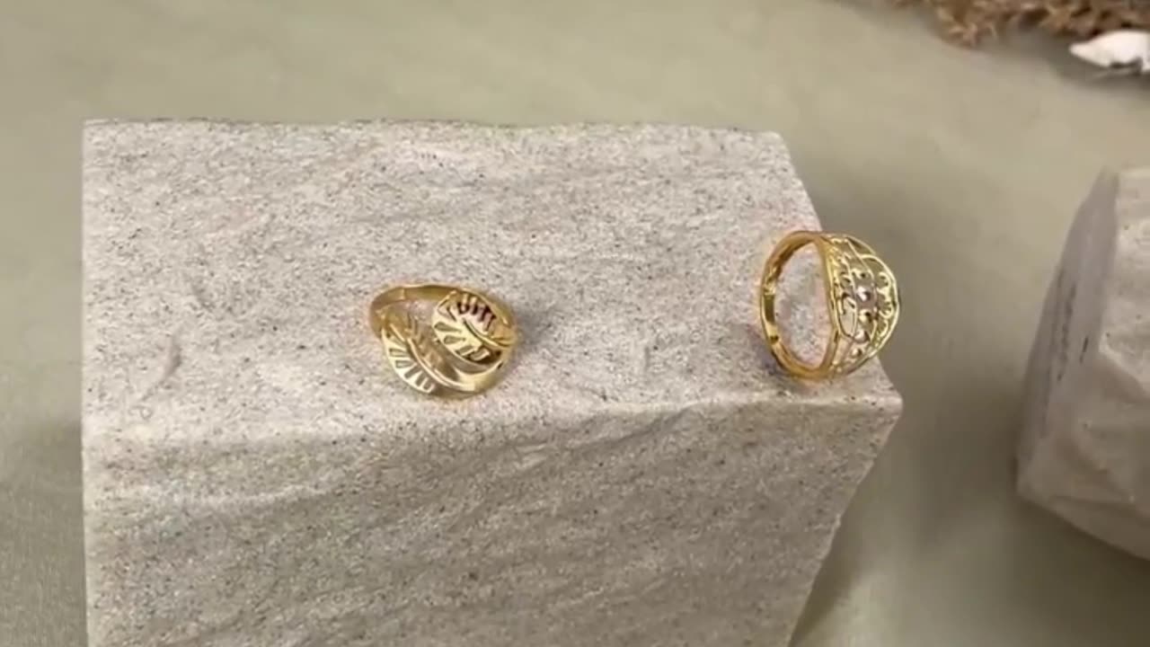 22k Ladie's plain ring ✨