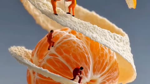 Orange workers..