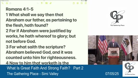 What is Great Faith and Strong Faith - Part 2