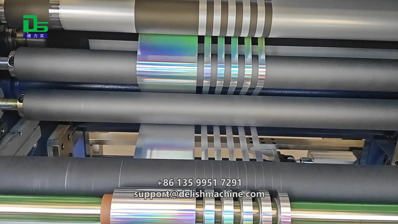 DELISH aluminum foil slitting machine, meeting diverse order requirements.