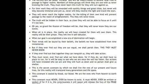 This Explains Everything (Video) – The Secret Covenant