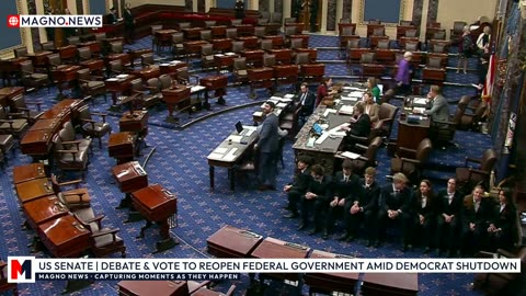 🇺🇸 Senate | Debate and Vote to Reopen Government after 30 Days of Democrat Shutdown [LIVE]
