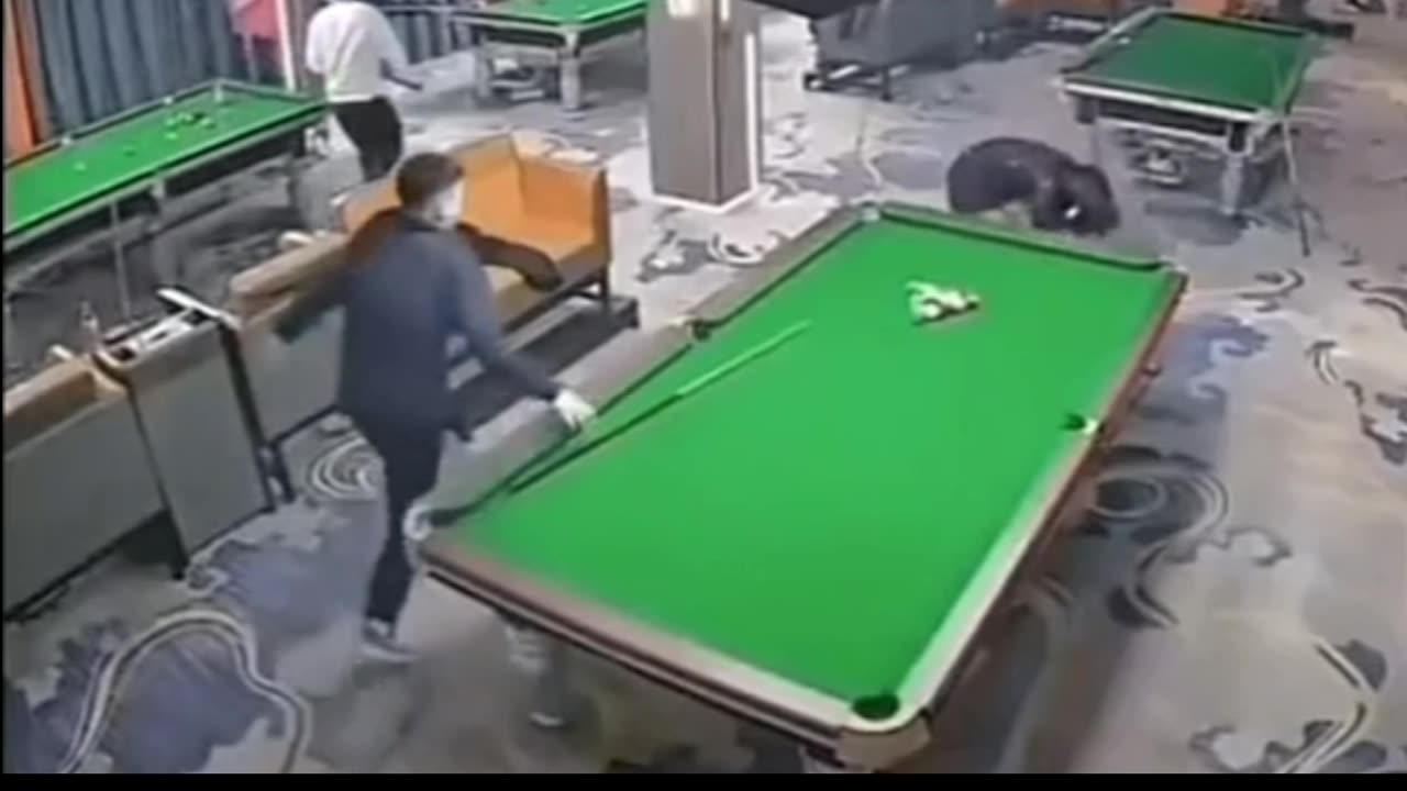 When the Pool Ball Has Other Plans!