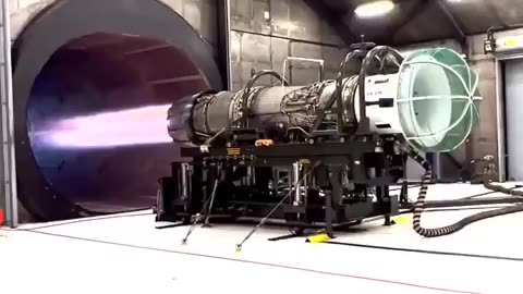 Ground test of an afterburning turbofan engine for high-speed aircraft.
