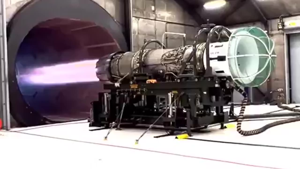 Ground test of an afterburning turbofan engine for high-speed aircraft.