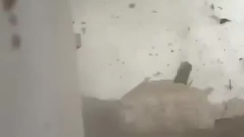A tornado moved through Ermont, France late Monday afternoon, causing major damage