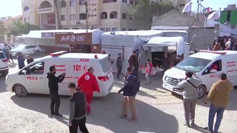 Gazans set for evacuation leave hospital for Rafah crossing