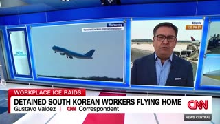 Hundreds detained in massive Georgia ICE raid flying home to South Korea