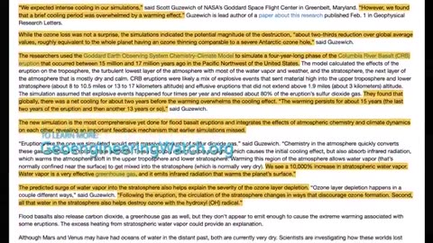 Is It Game Over？ New NASA Report