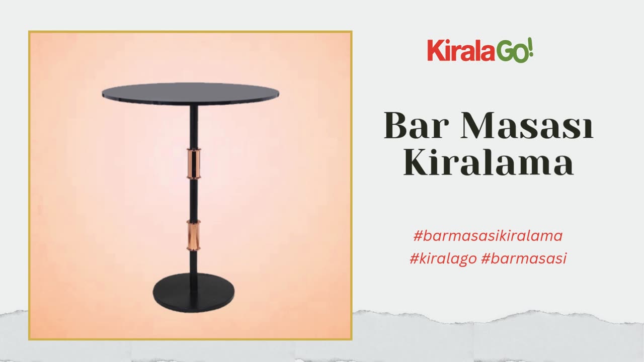 kiralik Bar Masasi