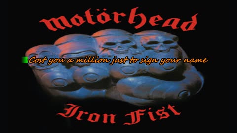 Motorhead ~ Loser {karaoke bomber-atron}