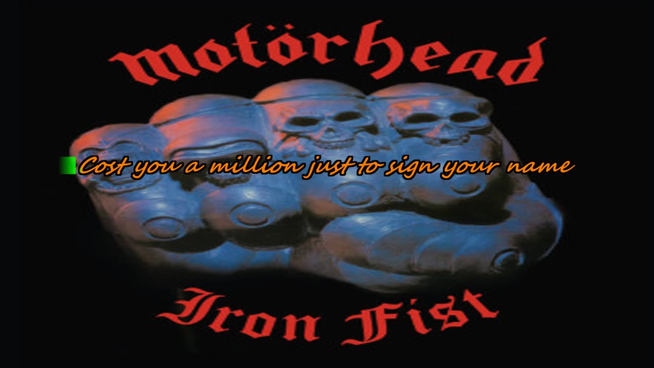 Motorhead ~ Loser {karaoke bomber-atron}