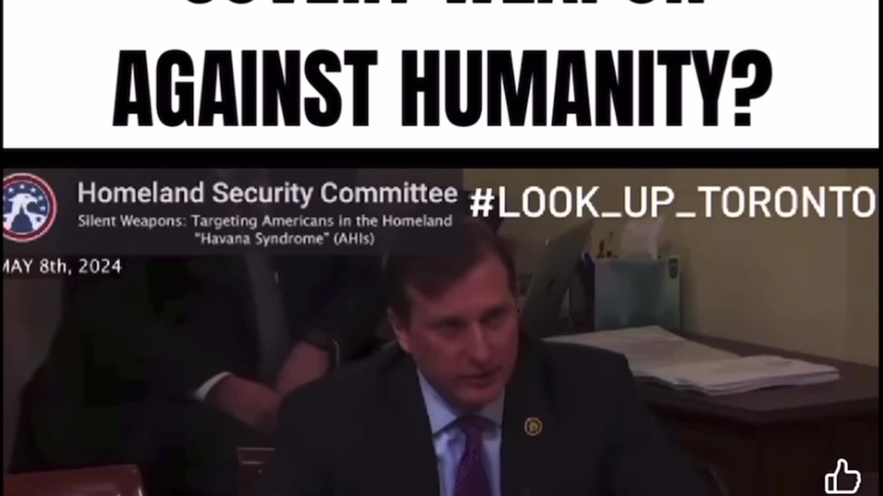 HOMELAND SECURITY COMMITTEE: IS 5G A "COVERT WEAPON” AGAINST HUMANITY?