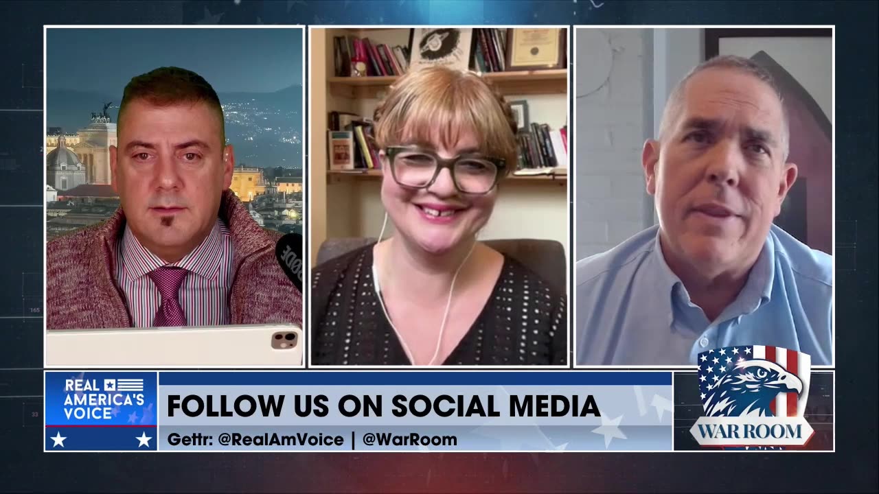 WarRoom’s Jenny Holland leads open-air tribute remembrance to Charlie Kirk in Belfast