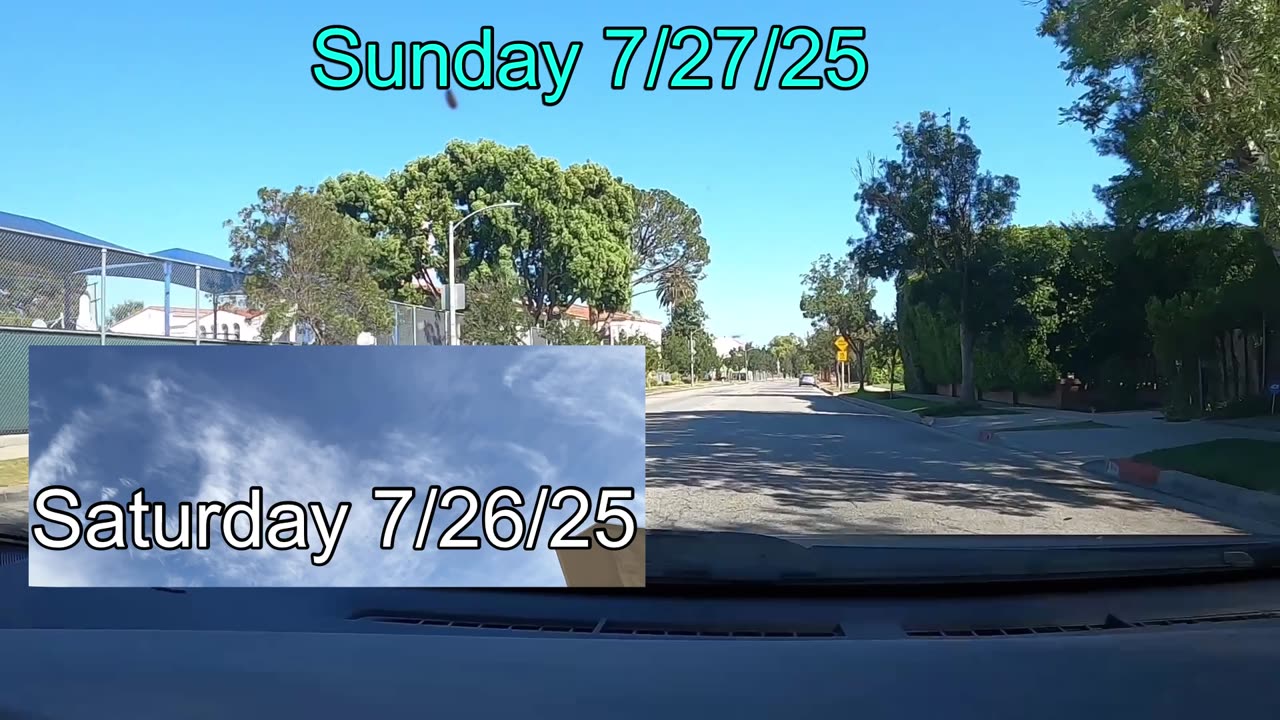 They stopped spraying again today after doing it on Saturday, July 26, 2025. Is this a new schedule, or what's the reason? Why did they stop?