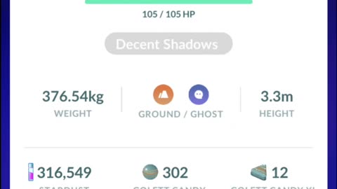 Pokemon Go Evolution - Shadow Golett ➡️ Golurk