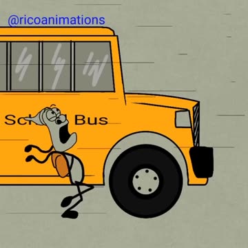 🤯 Rico’s Mom Miss the Bus? 😂 🤣 | Rico Animations Classic