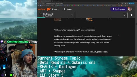 Beta Reading + REACTS + Commentary + Wheel of Time! Writing: Dialogue | Drawing: Shapes | Blue Horror Stories #5 PREMIERE !Subreddit