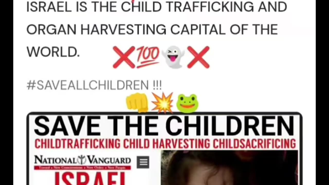 Israhell Child Trafficking & Organ Harvesting (See Description for Main Video Link)