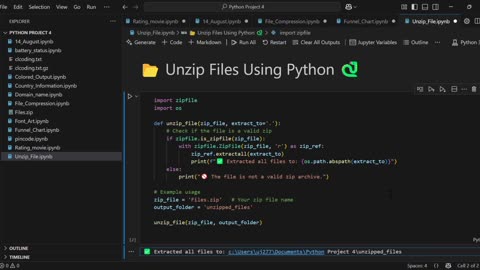How to Extract ZIP Files Using Python