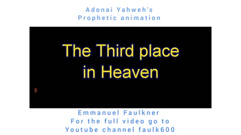 Three different places in heaven.