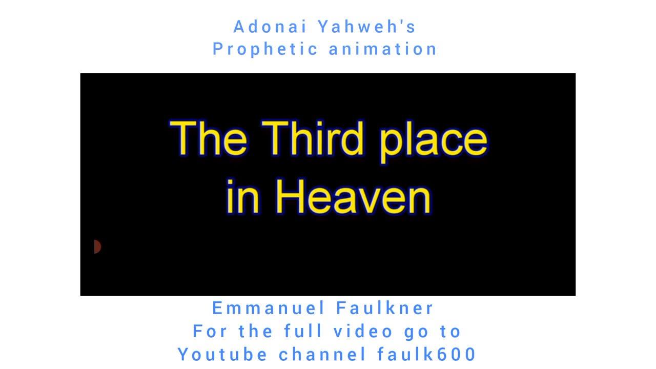 Three different places in heaven.