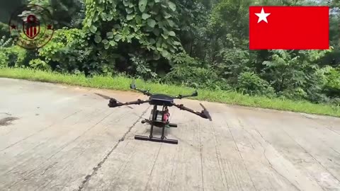 🚁💥 Myanmar War | PDF Drone Bombing Junta Troops at Kyauktaing Village Hospital | RCF