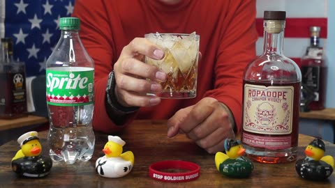 Ellsworth Beckman Jr - Ropadope Cinnamon Whiskey & Sprite Winter Spiced Cranberry Soda