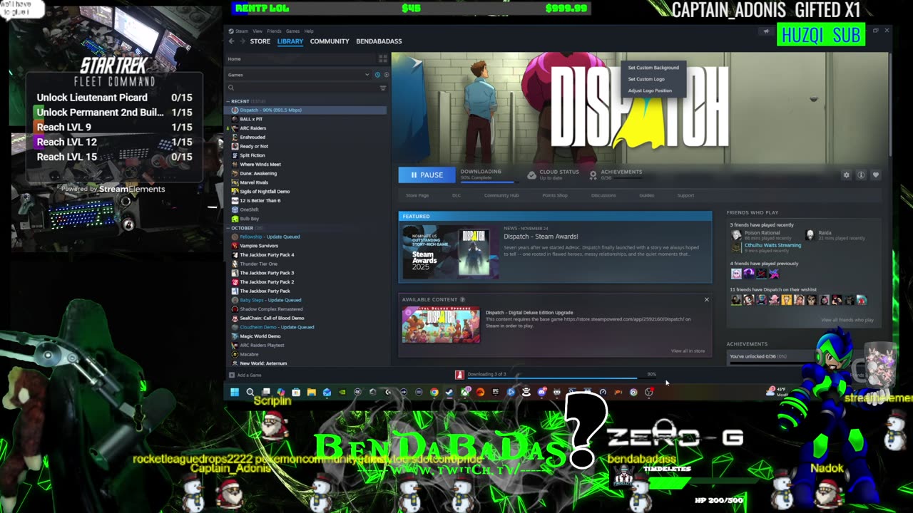 Birthday Stream!!!! | #ZeroG #allegedly #3DPrintDaddy #Grandma #BaDass #Sponsorship