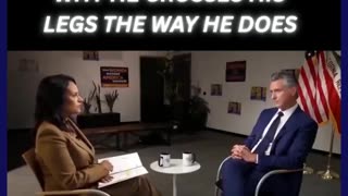 This explains why Gavin crosses his legs in interviews!