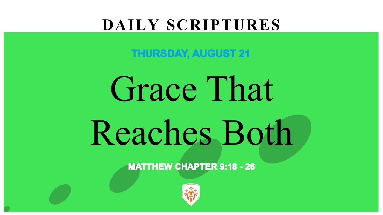 Grace That Reaches Both