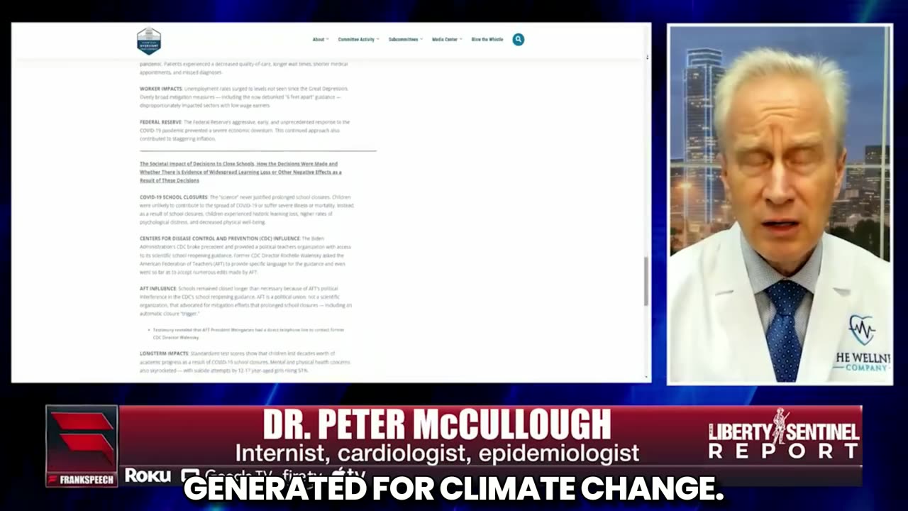 US House Select Subcommittee Coronavirus Pandemic Findings: Dr. McCullough with Alex Newman
