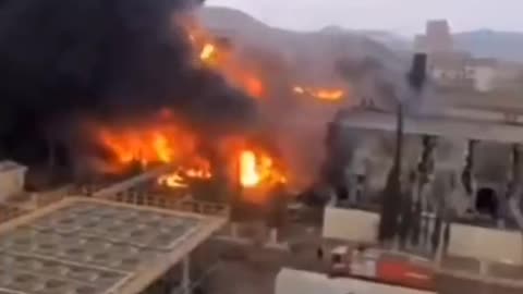 HAIFA POWER PLANT ON FIRE DUE TO IRANIAN BOMBING