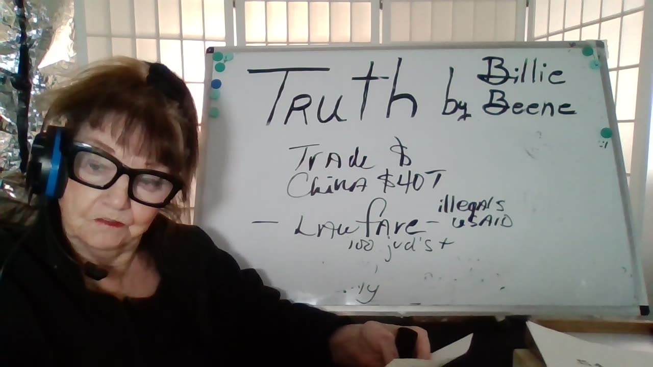 40725 4P(TX) TRUTH BY BILLIE BEENE "FLASH" PRES T- TARIFF WAR! PRES T FIGHTS CORRUPT JUD'S!