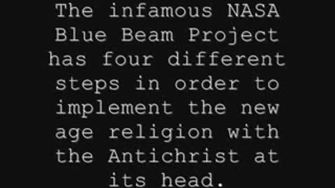 NASA's Project Blue Beam - NWO - (Part 1 of 2)