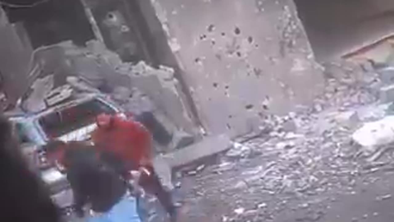 A Palestinian girl transporting a water container was brutally massacred by an Israeli drone