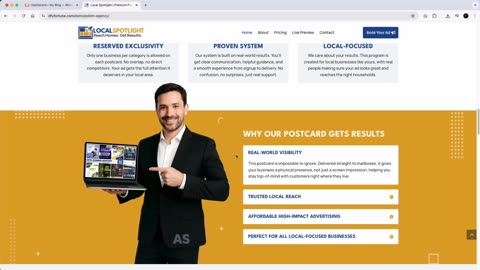 EDDM Agency Fortune Demo: DFY Website & Toolkit for Launching a Local Postcard Marketing Business.